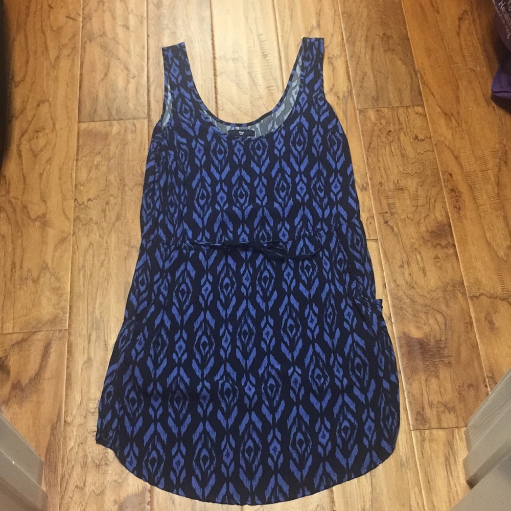 GAP Navy/blue pattern mini dress size XS